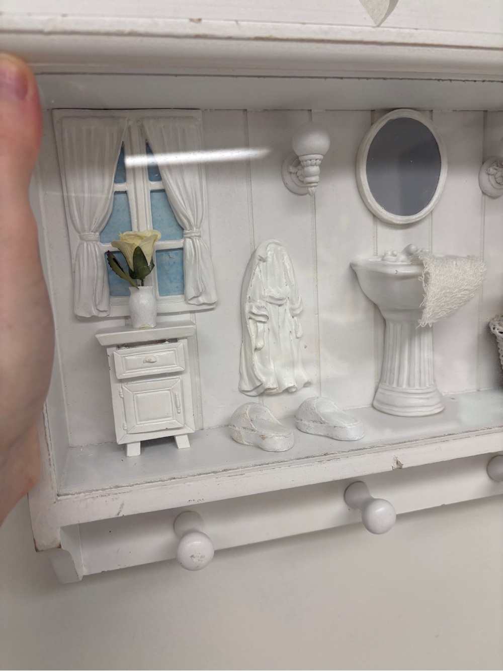 Miniature Bathroom Shadow Box Display - Picture 2 of 5